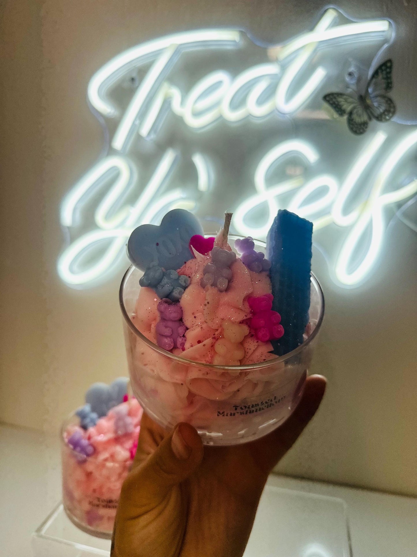Gummy Bear Explosion Candle