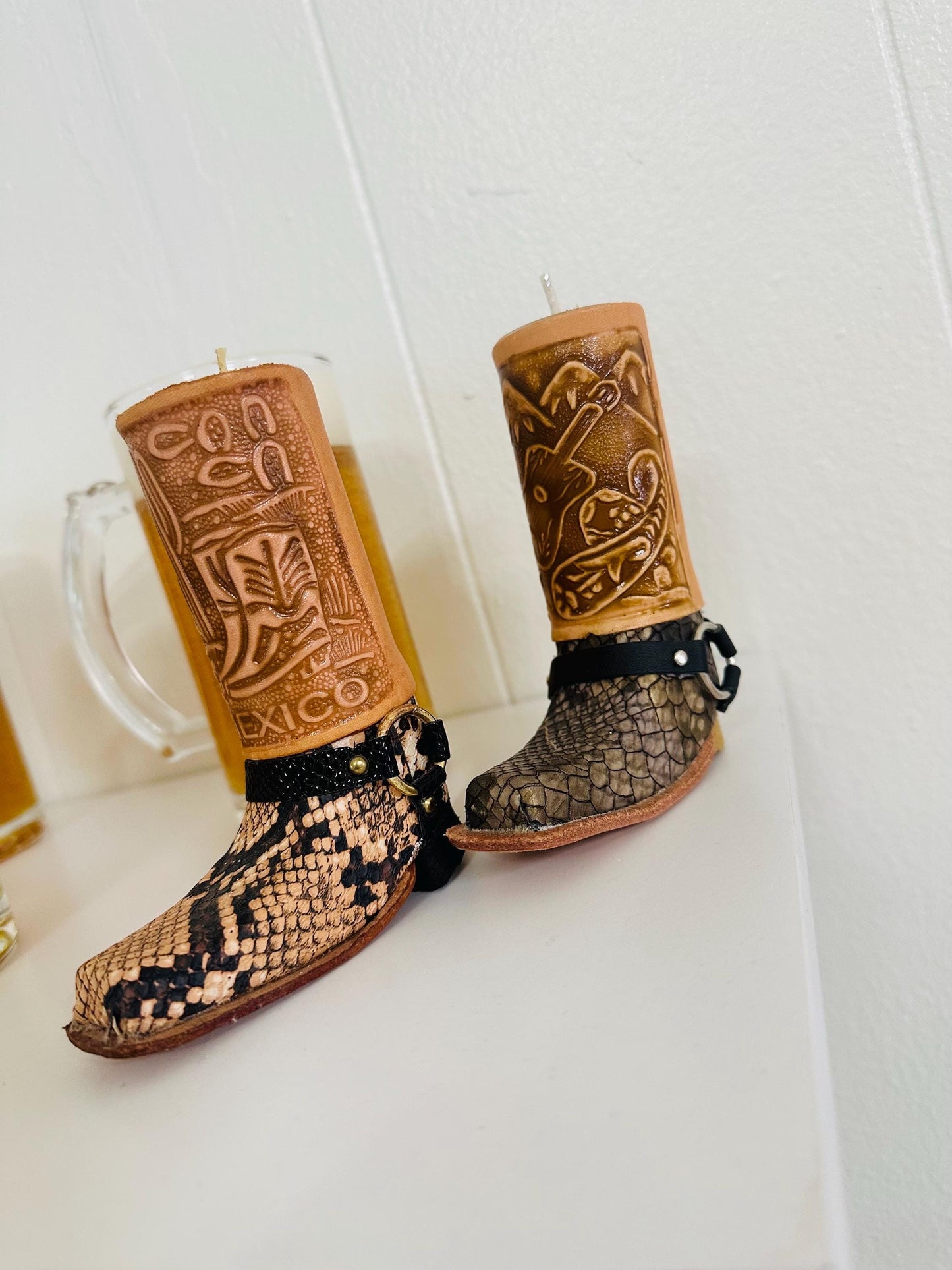 Cowboy Boot Candles
