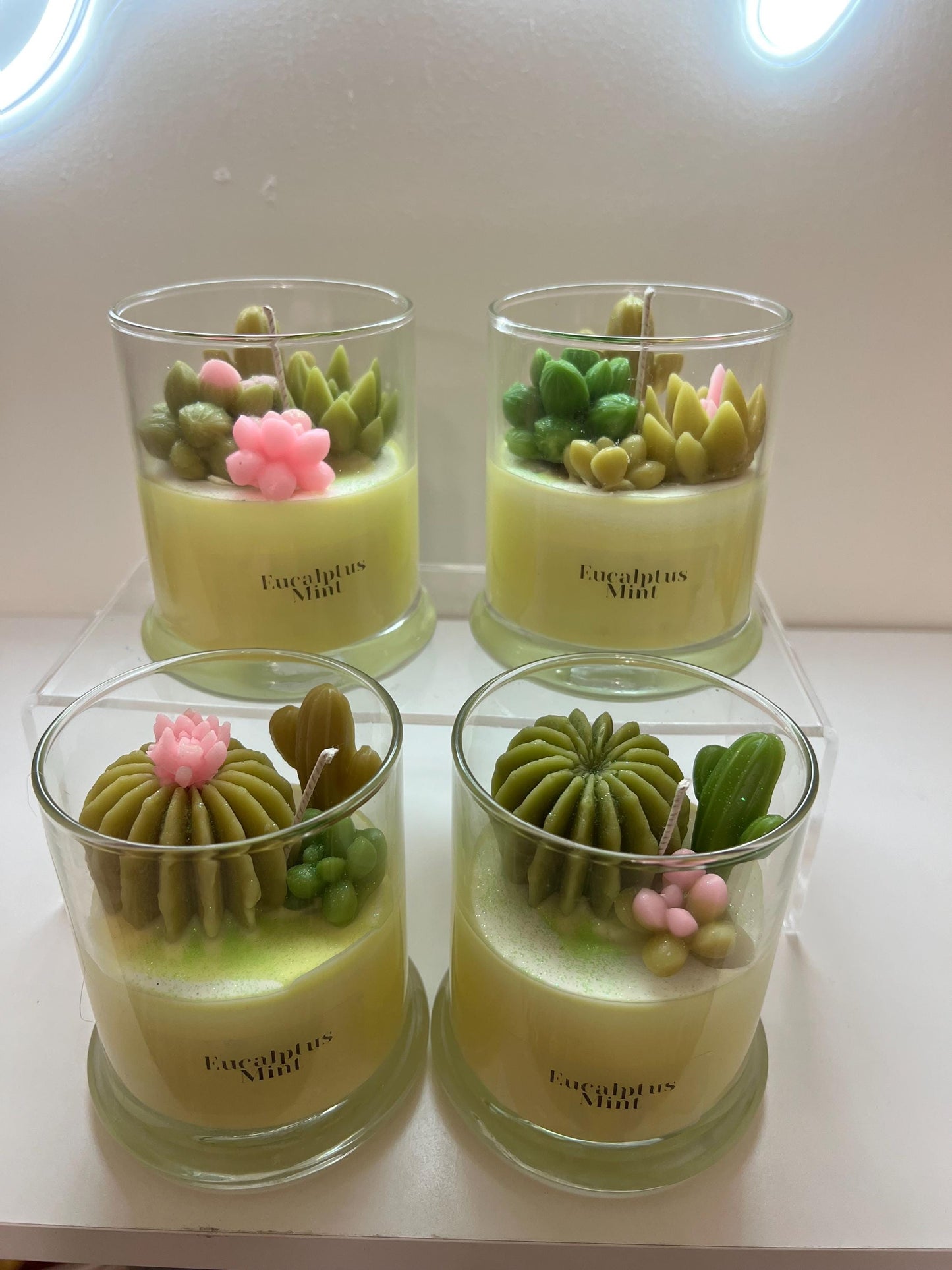 Succulent Candle