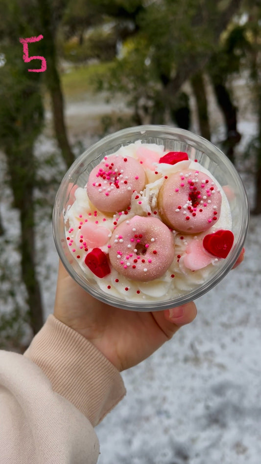 Vday Donut Candle