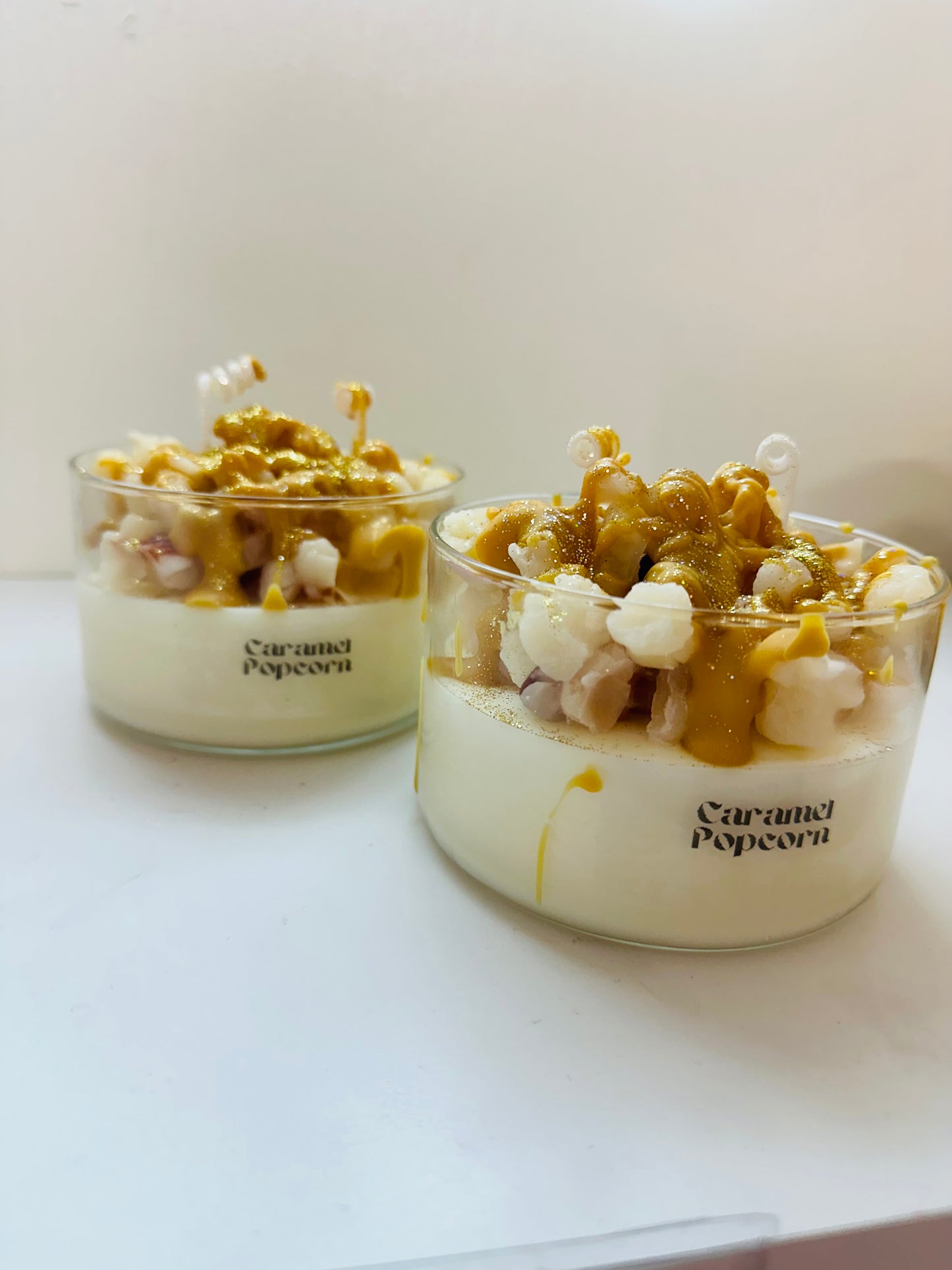 Caramel popcorn candle