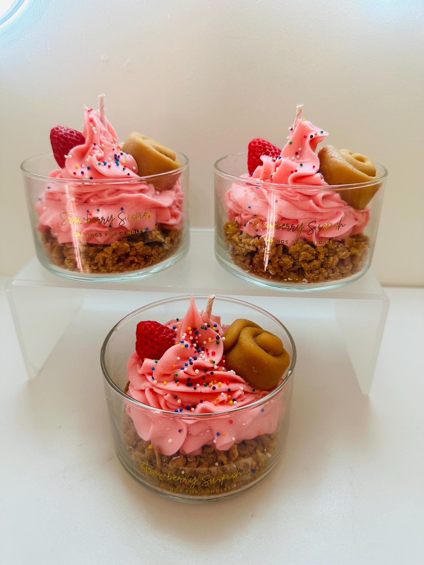 Strawberry Suspish Candle
