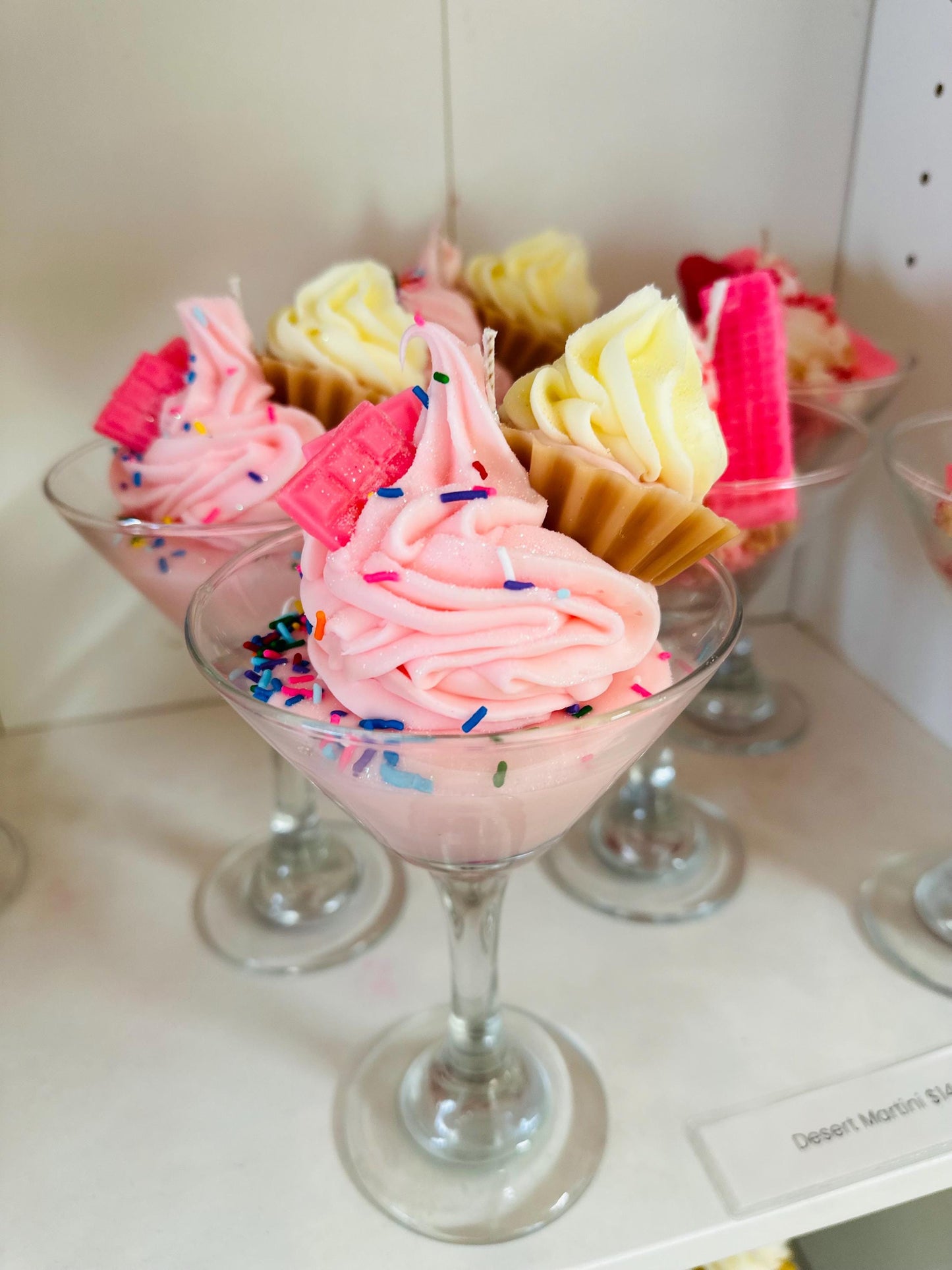 Martini Dessert Candles