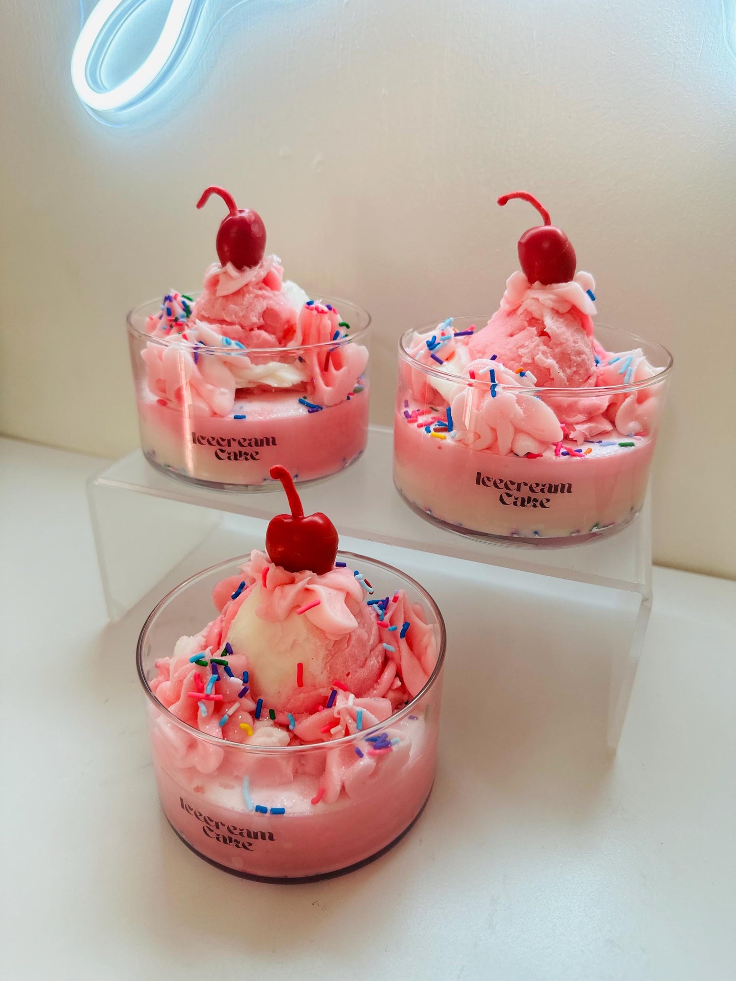 Icecream Sundae Candle