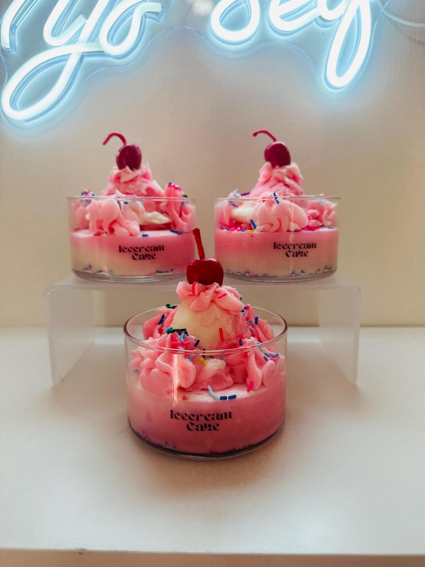 Icecream Sundae Candle