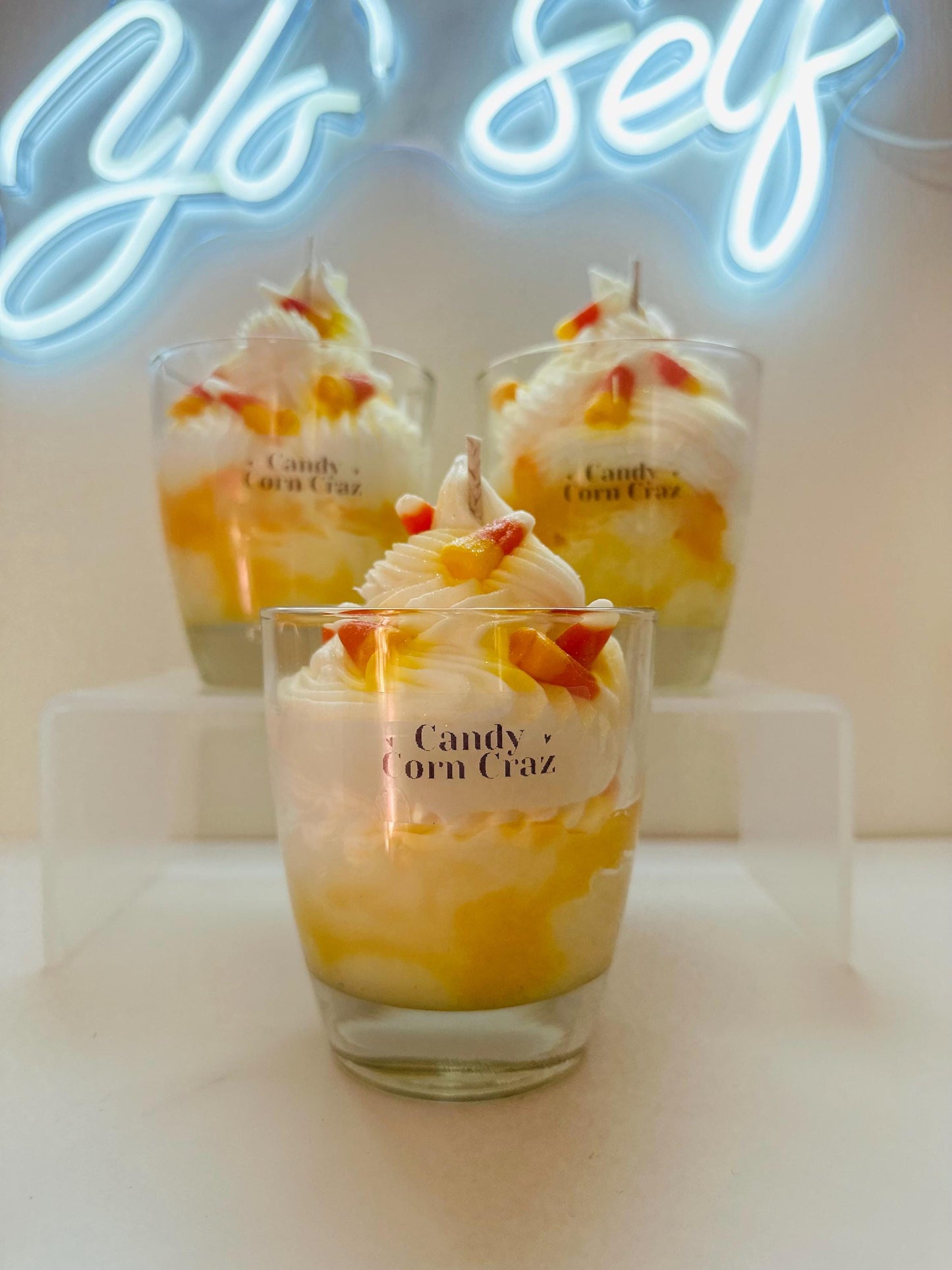 Candy Corn Candle