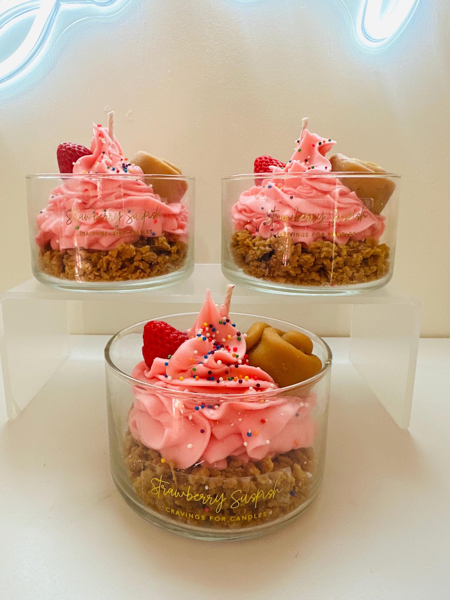 Strawberry Suspish Candle