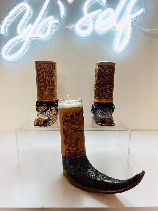 Cowboy Boot Candles