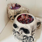 Skull Crystal Candle