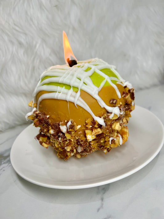 Candy apple candle